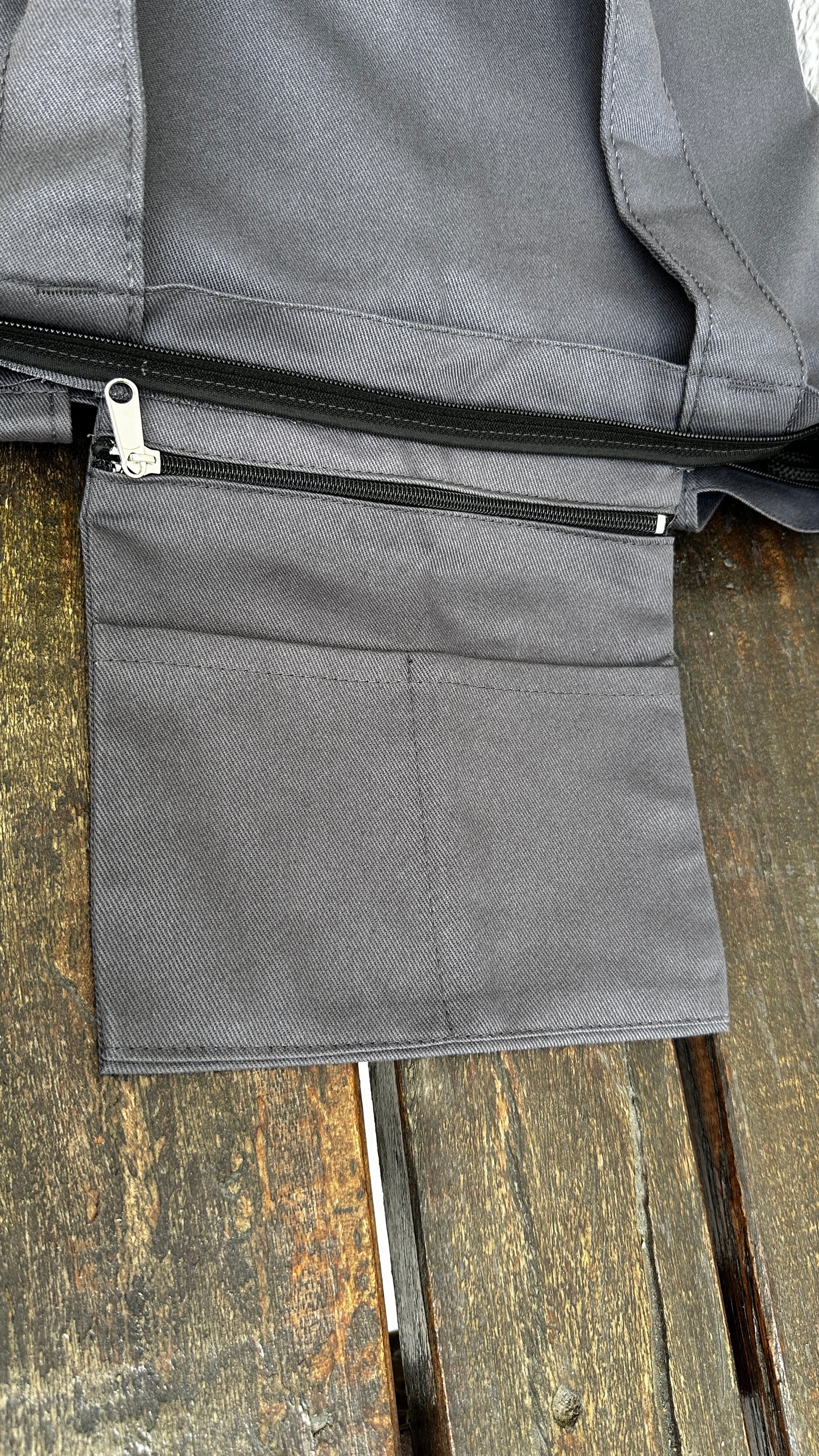 Grey Library Tote bag| Horizontal| Twill Cotton