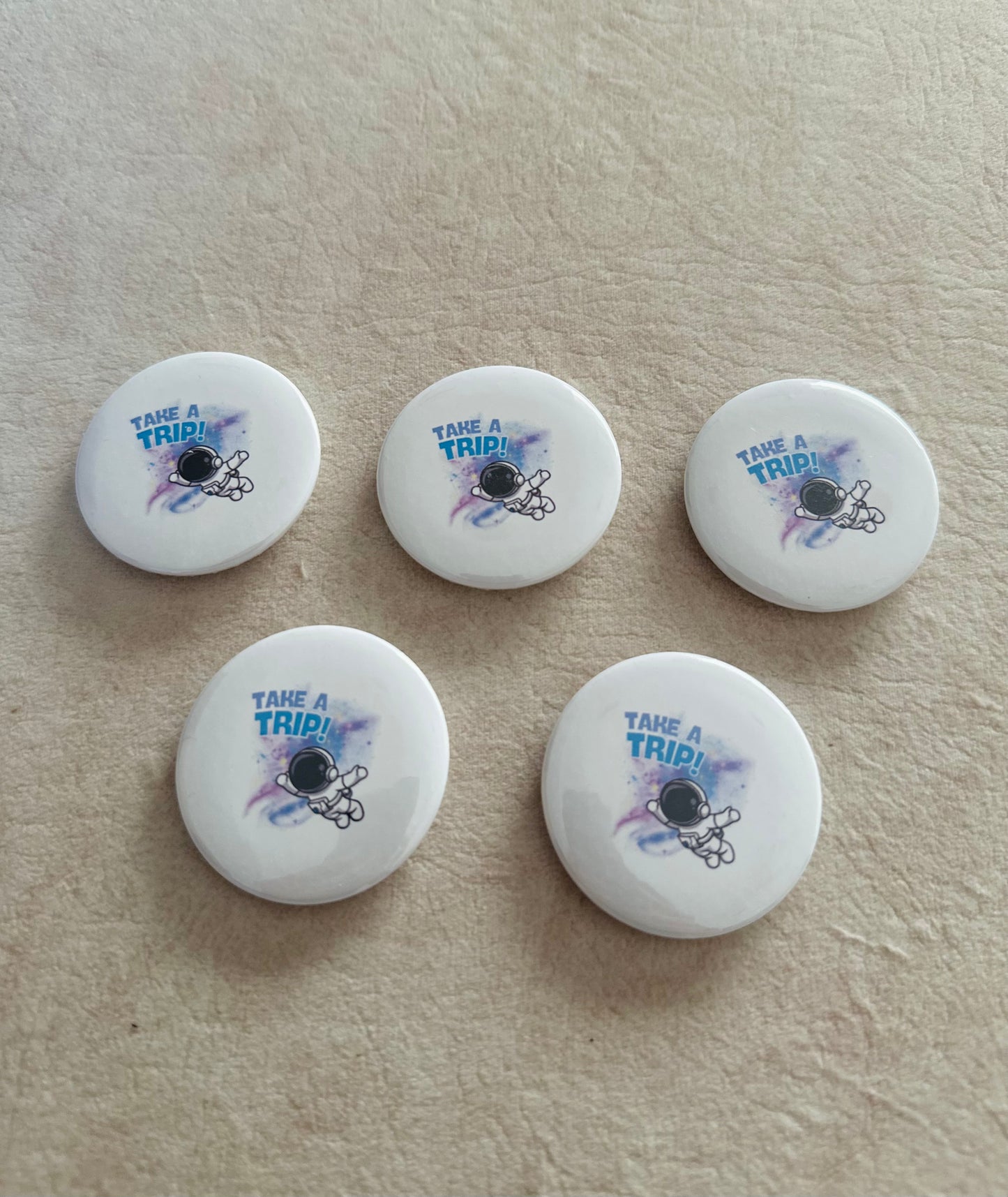 Take a trip| Button badges 5 pieces