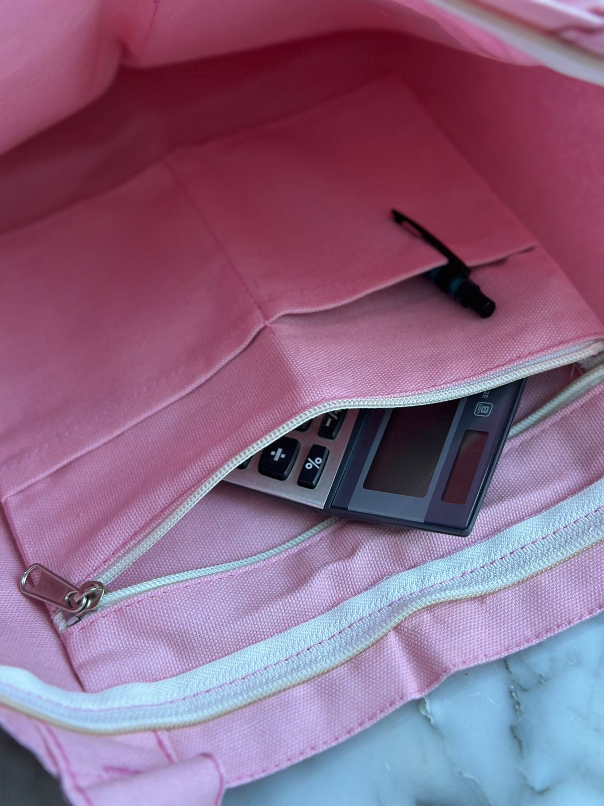 Horizontal Owl Tote bag | Cotton Canvas