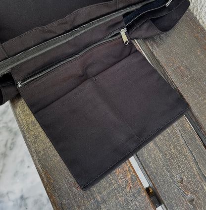 Black Horizontal Library Tote bag