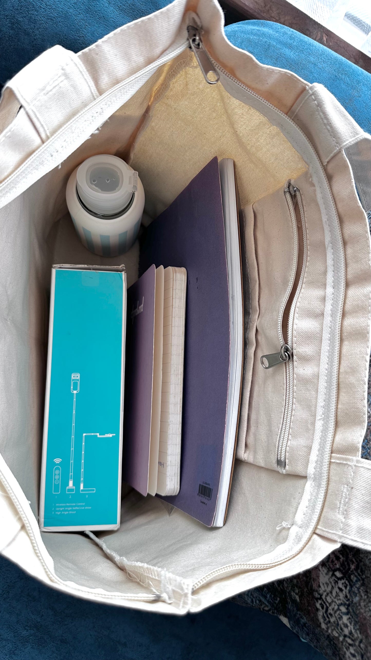 Canvas| The darling Bow Pink | Horizontal tote bag